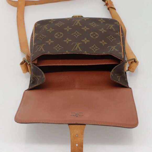 LOUIS VUITTON Monogram Cartesier MM Shoulder Bag M51253 LV Auth 132596 - Picture 12 of 16